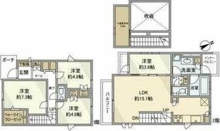 入間町戸建の物件間取画像